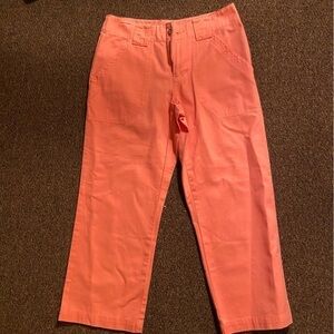 Liz Claiborne straight leg jeans called Michaela. Four pockets for style + use.